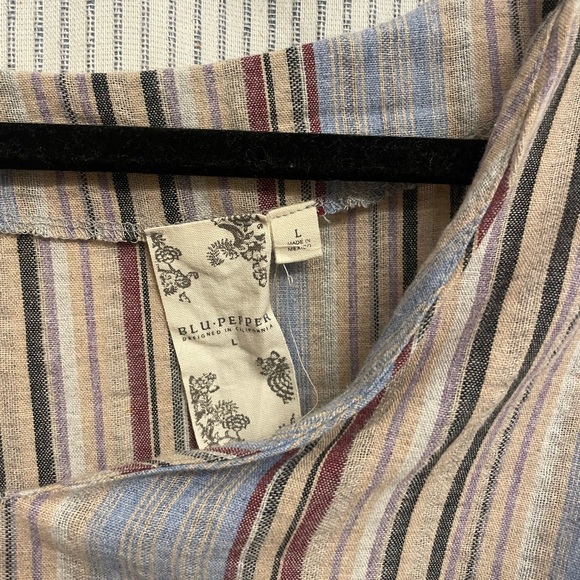 Cool neutral toned tie tunic - Picture 2 of 3